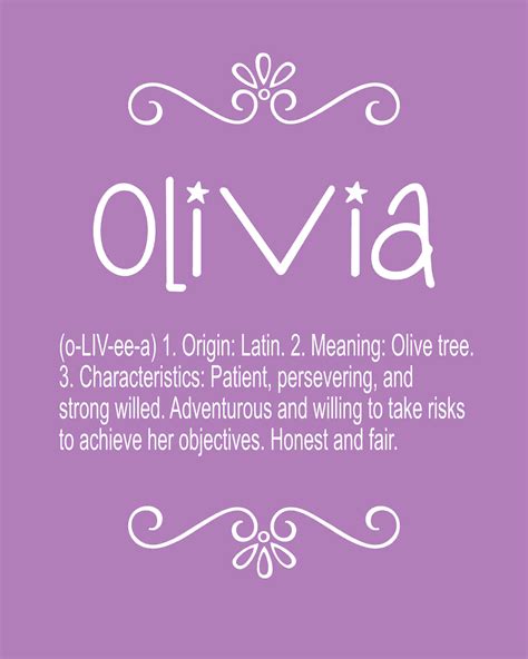 significado olivia